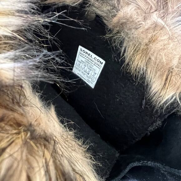 Sorel Joan of Arctic, black and cream - Picture 7 of 9